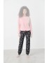 Vamp 17933, ΅Women's Cotton pants with print "puppy"